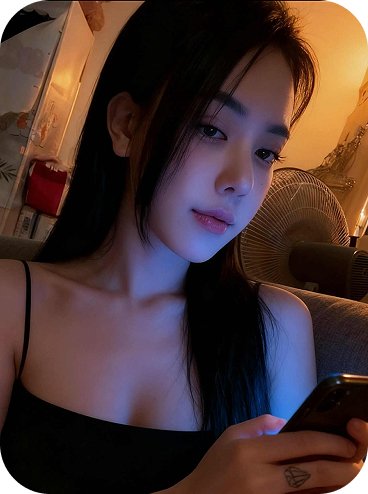 Amy enjoying a relaxed and cheerful moment during her time across Kuala Lumpur
