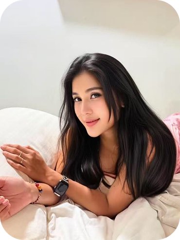 Della escort in Kuala Lumpur with a cheerful and relaxed vibe